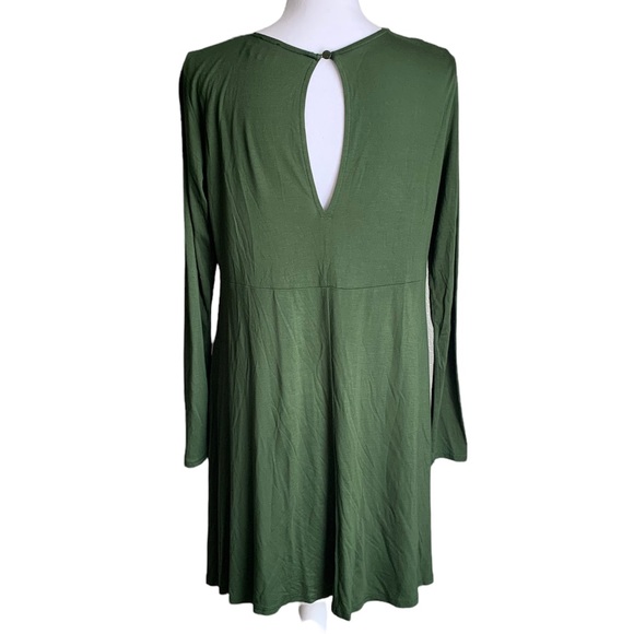 ASOS Green Long Sleeve Dress Size 8 - Picture 3 of 17